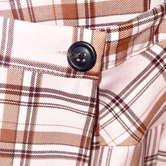 Pink Jolt Plaid Wrap Skirt - Picture 7 of 7